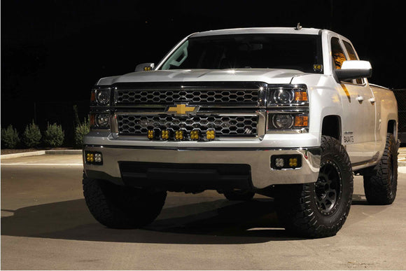 BD LED Fog Kit: Silverado 1500 (14-15) (Amber W/C & Sport D/C / Squadron SAE)