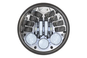 JW Speaker: 8690M - 12V LED Headlight (Black) - non adaptive