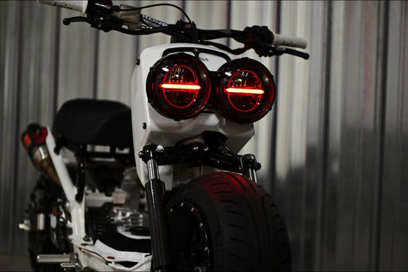 XKChrome RGB LED 5.75in Headlight Kit: Chrome w/ Controller