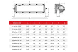 Rigid E-Series Pro LED Light: (Spot/Flood / 10in / White Housing)