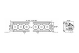 Vision X Cannon Cover (4.5in / Clear / Ellipitical Beam)