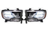 Toyota Sequoia (18+): OEM LED Heads (Black; Set)