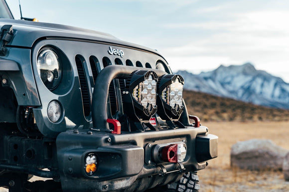 BD LED Fog Kit: Jeep JK (07-18) (White / Squadron SAE-R)