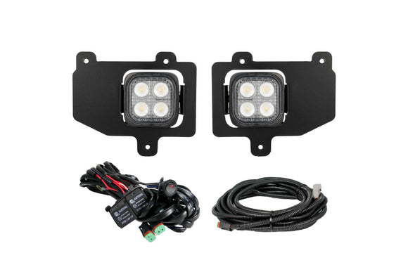 Vision X LED Reverse Light System: Jeep JL Gladiator (20+) (2x BLB050460 Lights / Brackets / Harness)