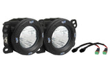 Vision X LED Fog Light System: Wrangler JK (13-17) (2x XIL-OPR120 Pods)