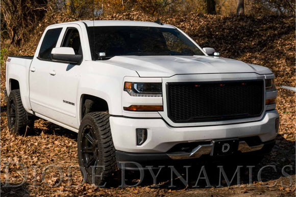 SS3 LED Ditch Light Kit for 2014-2019 Silverado/Sierra  Pro Yellow Driving