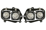 Vision X LED Heads: Polaris RZR (08-13) (2x XIL-OPRH110 + 2x XIL-OPRH120  / Brackets / Wiring)
