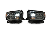 OEM LED Heads: Toyota Tundra (18+) (Black / Left)