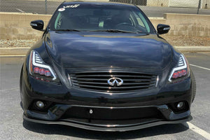 ARex Nova LED Heads: Infiniti G37 / Q60 (08-15) - Matte Black / Chrome (Set)