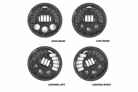 JW Speaker: 8790A2-12V Adaptive Headlight (Black) Bezel