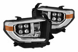 ARex Nova LED Heads:  Toyota Tundra (14-20)  - Gloss Black (Set)