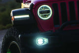 Rigid Fog Light Kit: Wrangler JL / JT Rubicon (w/ White 360-Series SAE Pods)