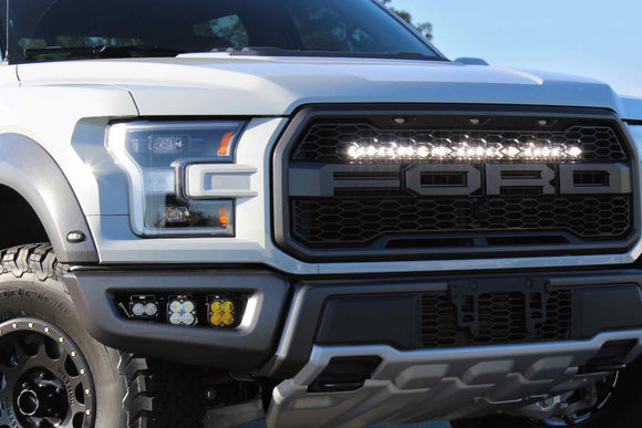 BD LED Fog Kit: Ford Raptor (17-20) (White / Sportsmen)