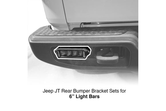 XKGlow Light Bar Bracket Kit: Jeep JK / Hood / 20in