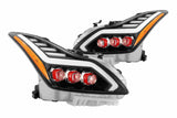ARex Nova LED Heads: Infiniti G37 / Q60 (08-15) - Gloss Black (Set)